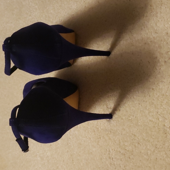 Giuseppe Zanotti size 39 1/2 color blue suede 100% Authentic NEW - Picture 9 of 13